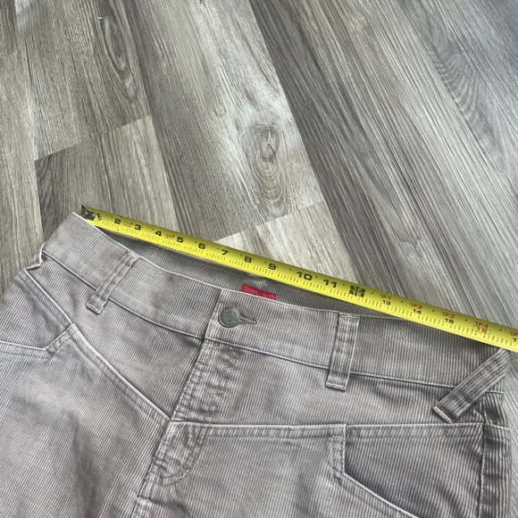 Y2K Massimo Size 13 Corduroy Micro Mini Skirt Fitted Festival Indie Boho Brown - Picture 5 of 5